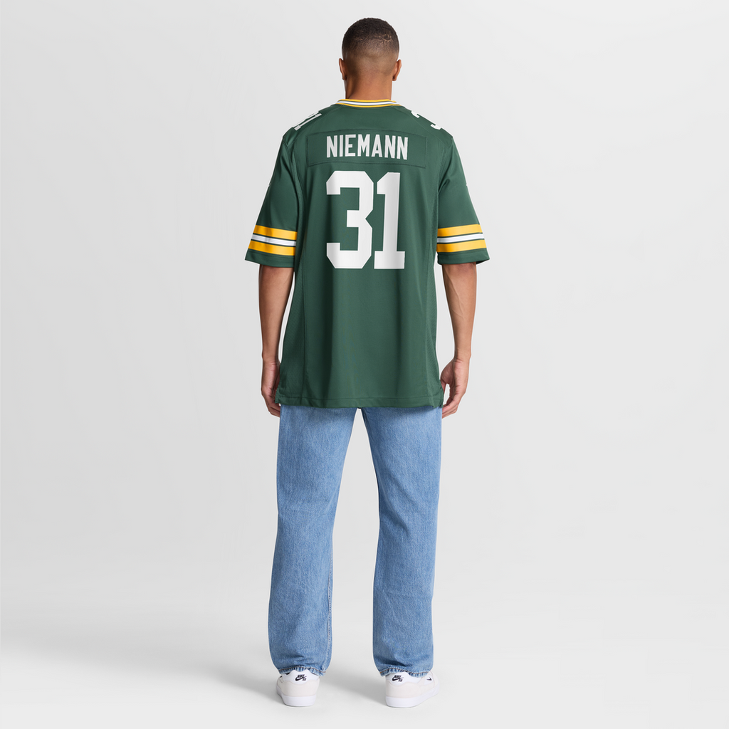 Nick Niemann Green Bay Packers Game Jersey - Green