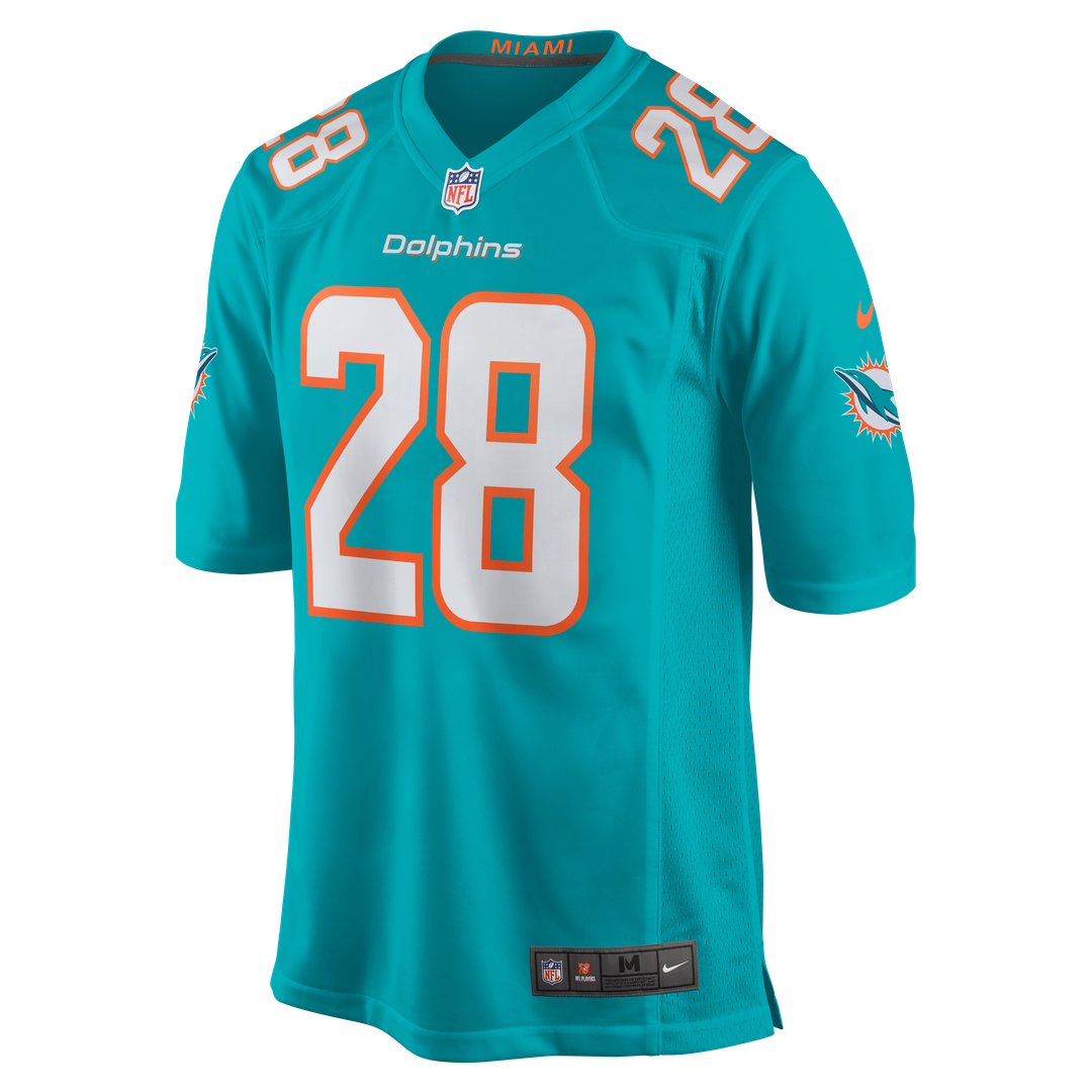 De'Von Achane Miami Dolphins Game Jersey - Aqua