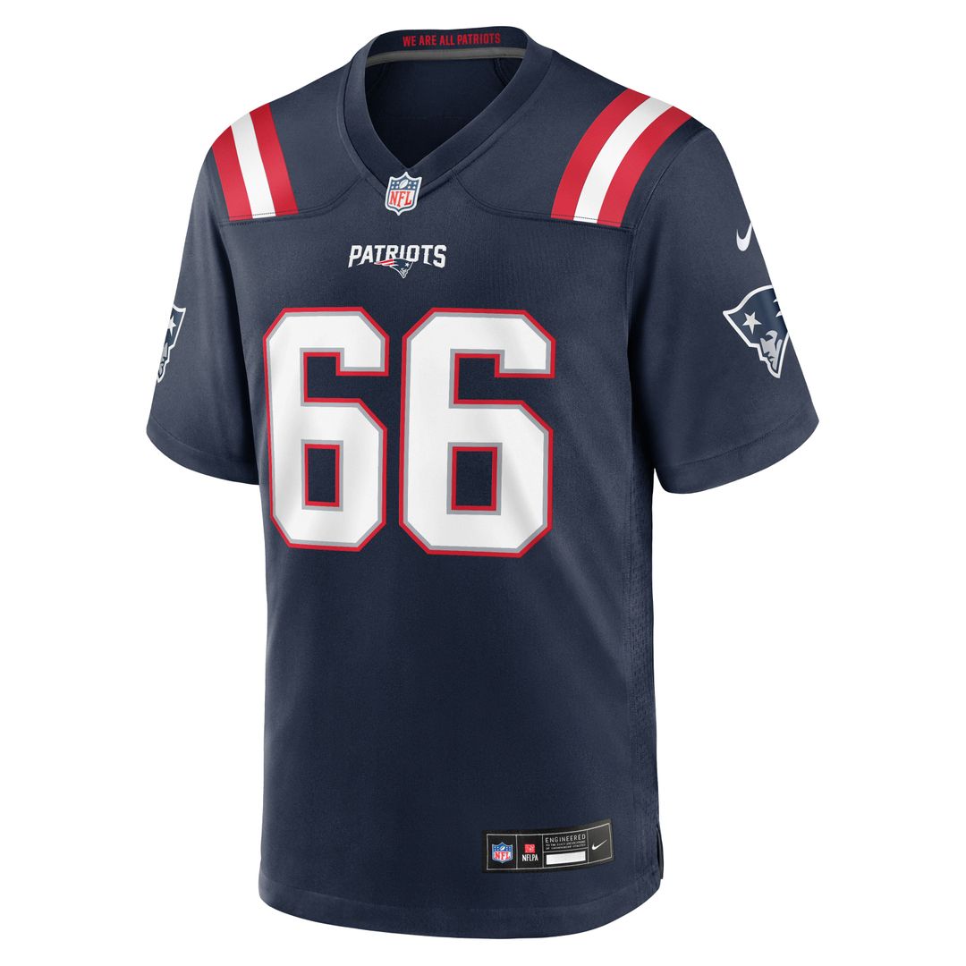 Will Campbell New England Patriots Game Jersey - Navy