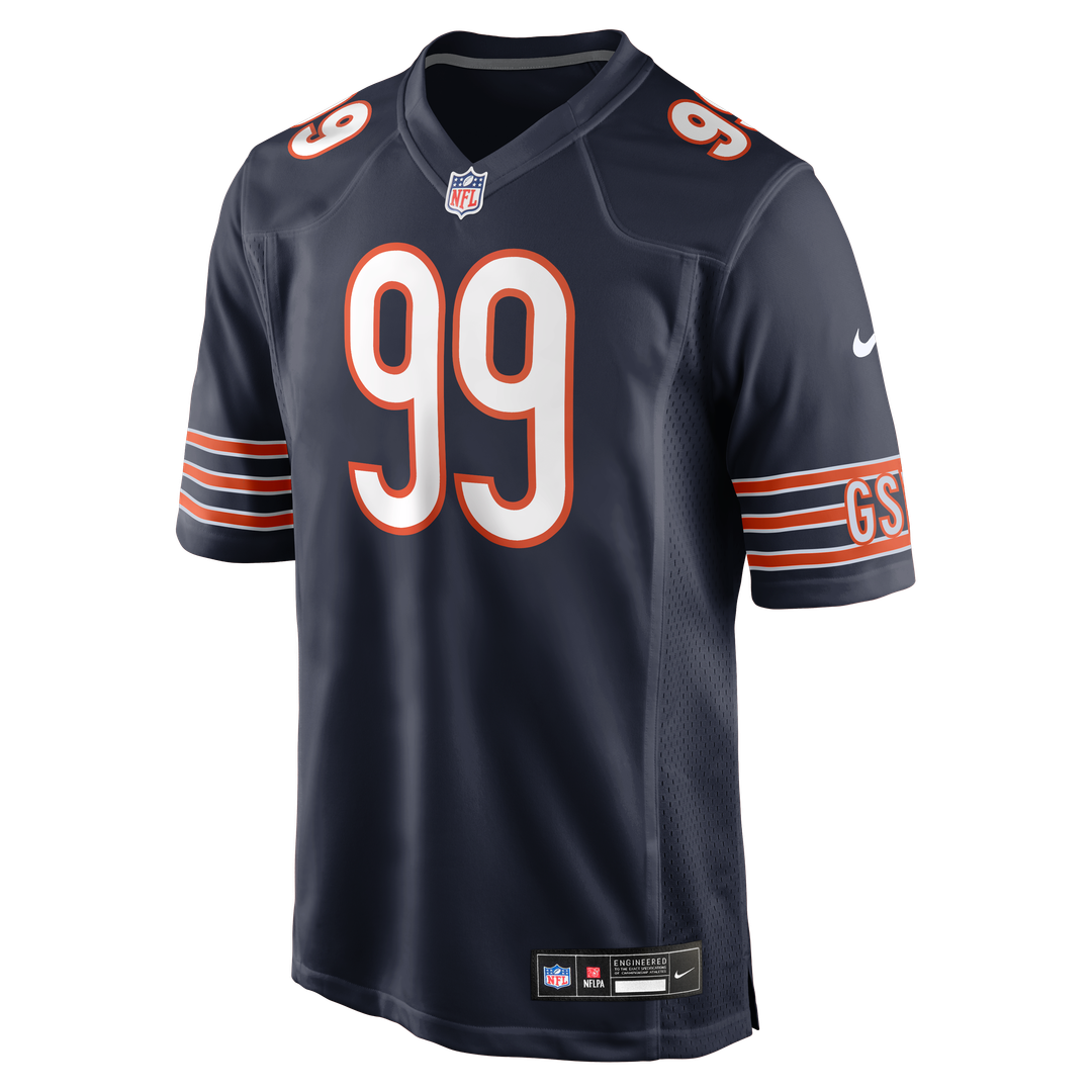 Gervon Dexter Sr Chicago Bears Game Jersey - Navy