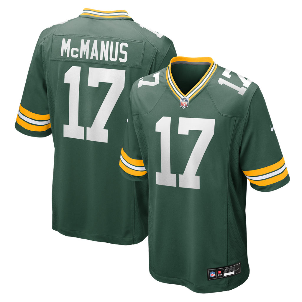 Brandon McManus Green Bay Packers Game Jersey - Green