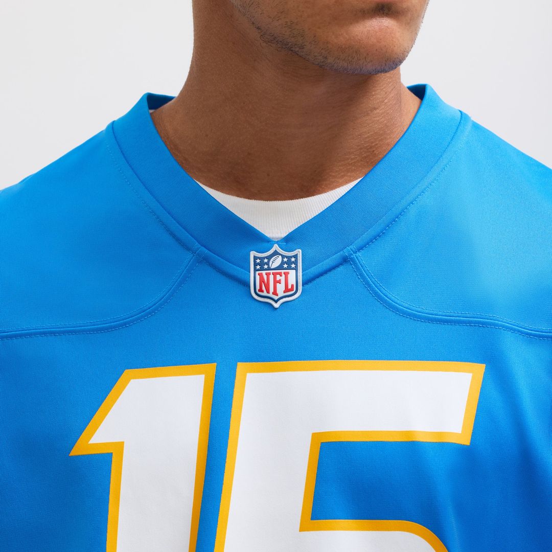 Ladd McConkey Los Angeles Chargers Game Jersey - Powder Blue