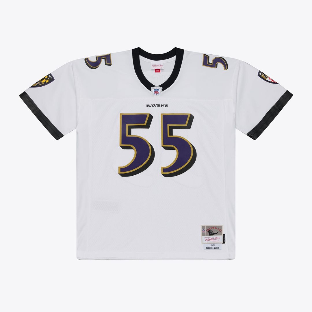 Terrell Suggs Baltimore Ravens 2003 Legacy Replica Jersey - Purple