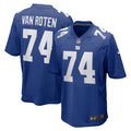 Greg Van Roten New York Giants Game Jersey - Royal Blue