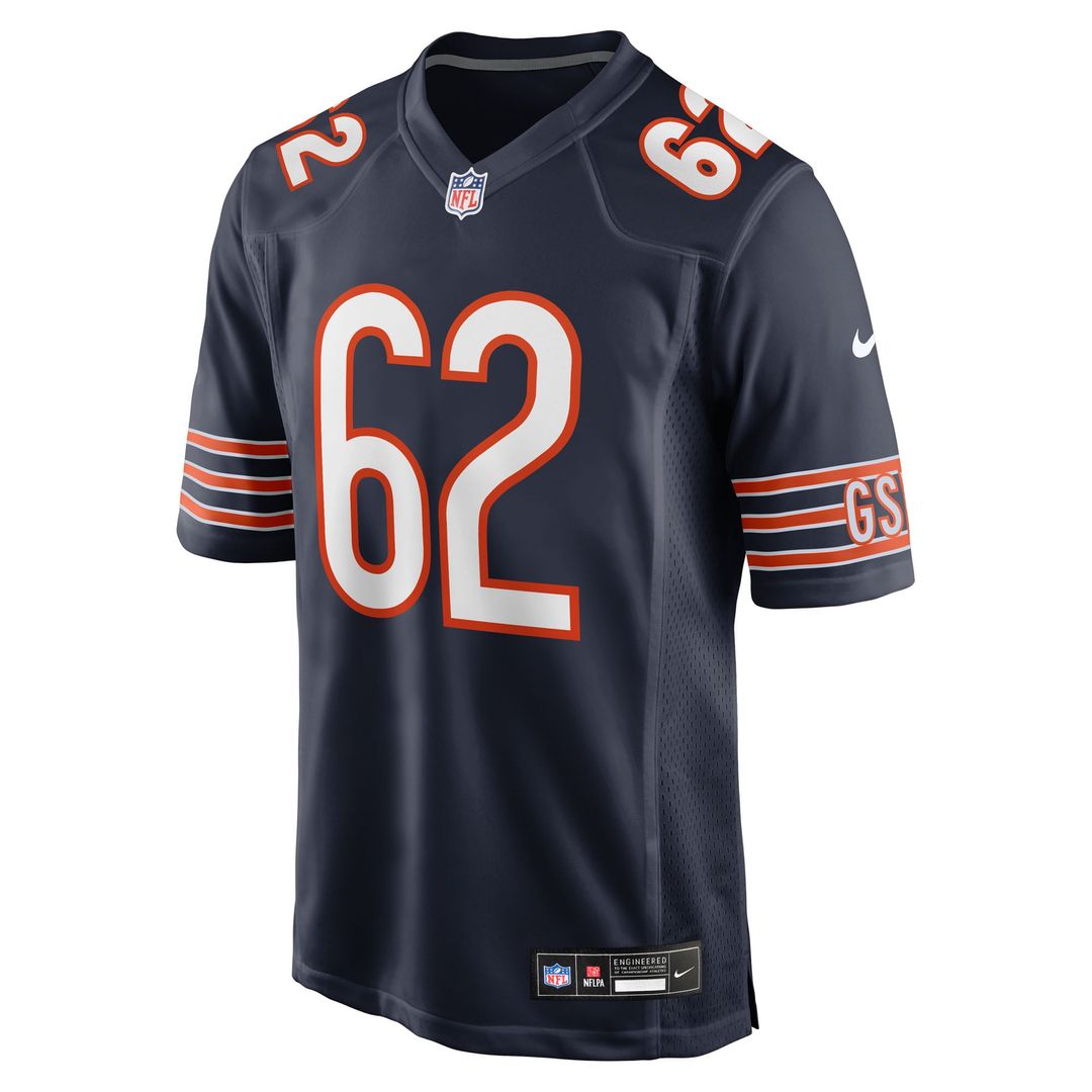 Joe Thuney Chicago Bears Game Jersey - Navy