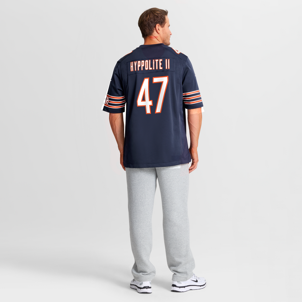 Ruben Hyppolite II Chicago Bears Game Jersey - Navy