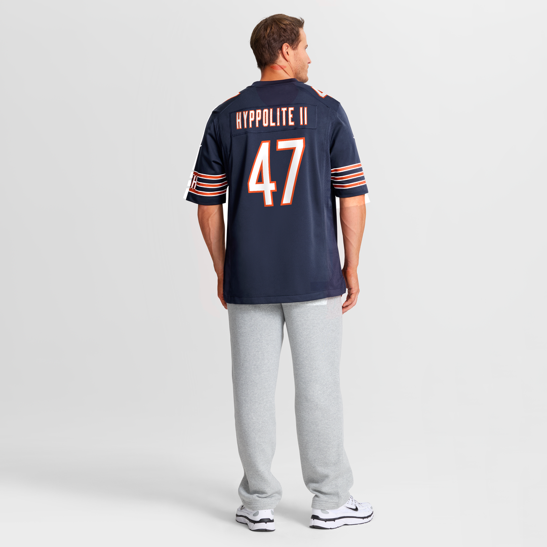 Ruben Hyppolite II Chicago Bears Game Jersey - Navy