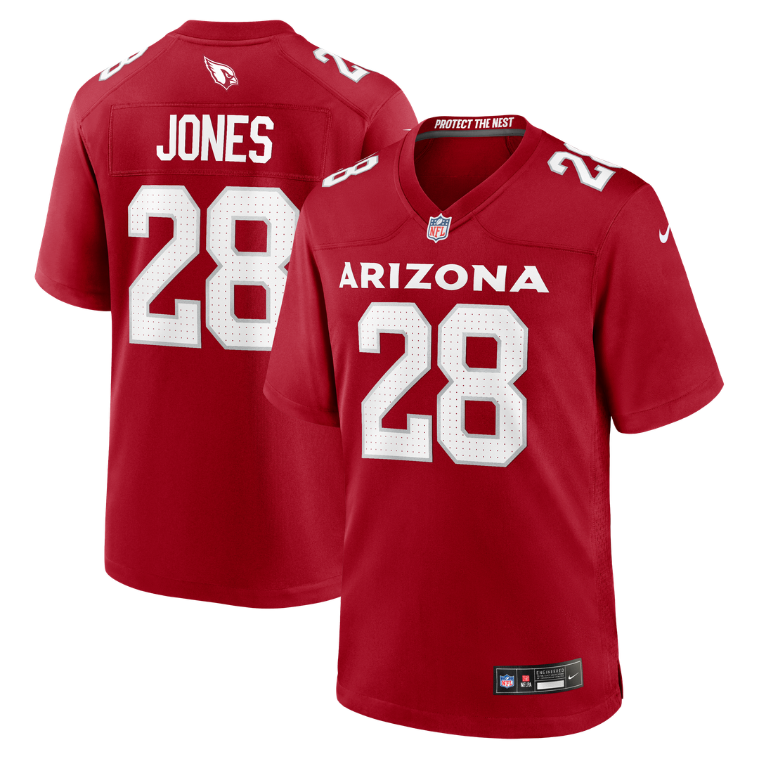 Elijah Jones Arizona Cardinals Game Jersey - Cardinal