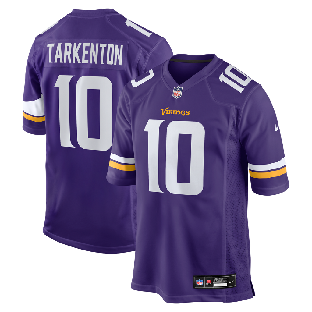 Fran Tarkenton Minnesota Vikings Game Jersey - Purple