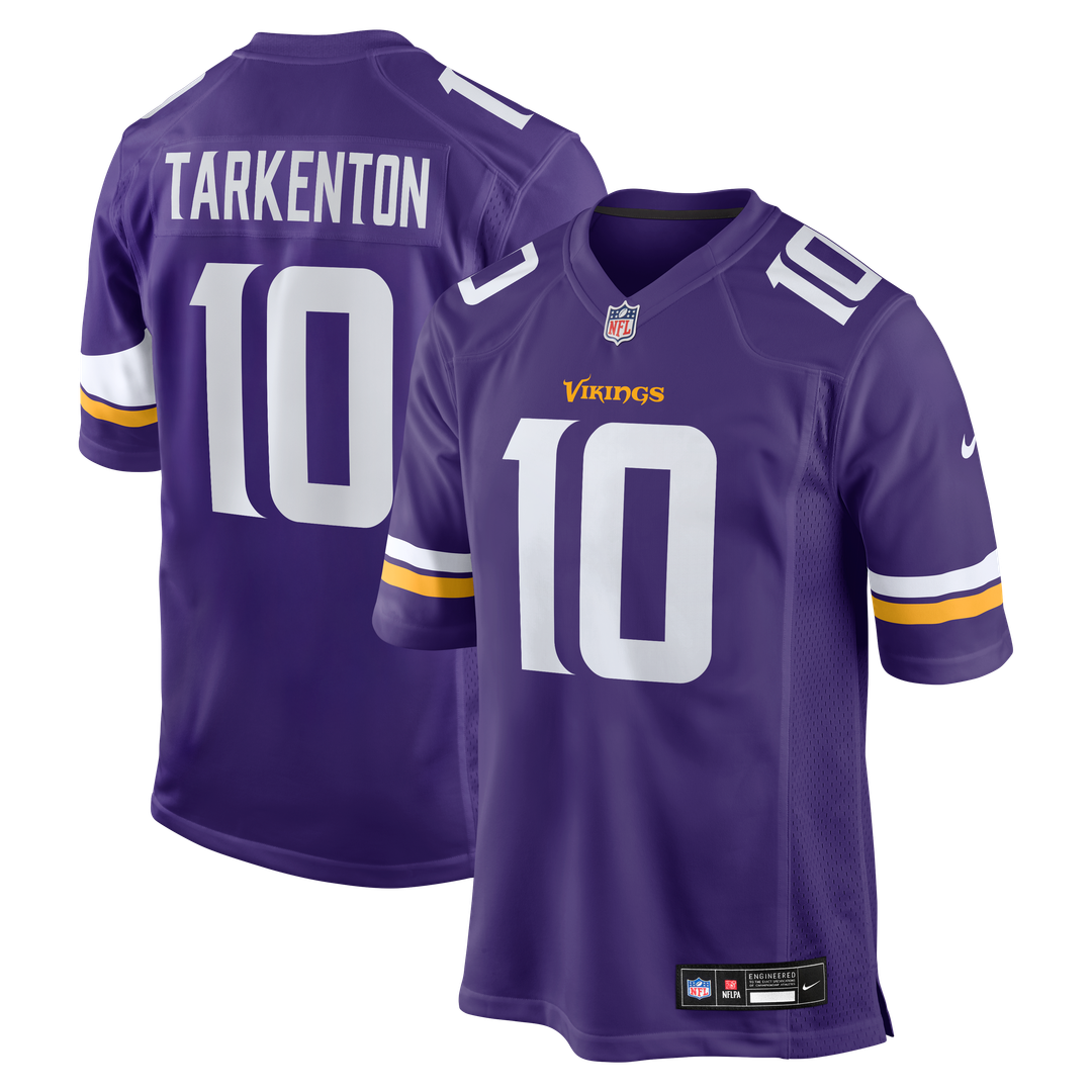 Fran Tarkenton Minnesota Vikings Game Jersey - Purple