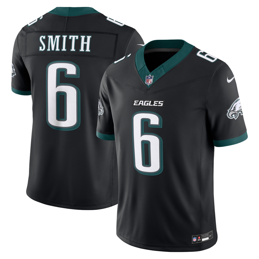 DeVonta Smith Philadelphia Eagles Alternate Vapor F.U.S.E. Stitched Limited Jersey - Black