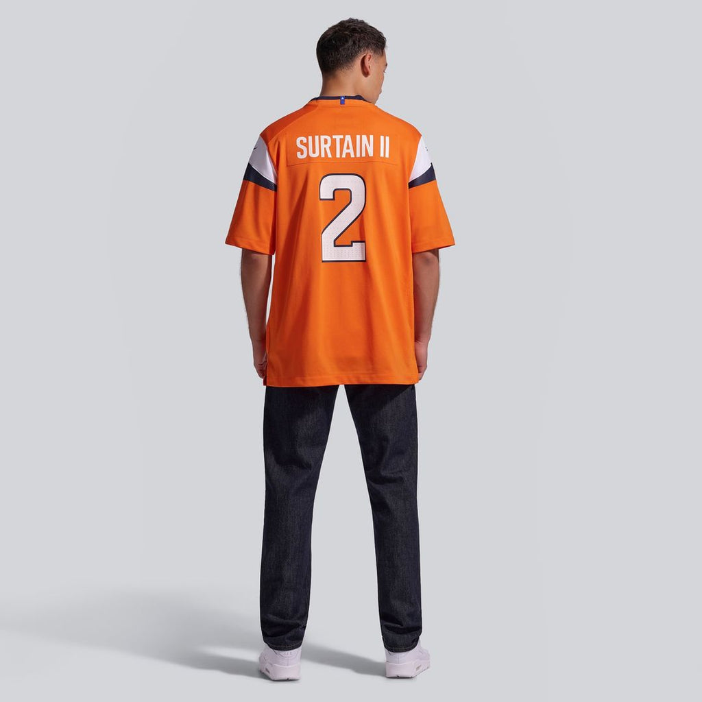 Patrick Surtain II Denver Broncos Game Jersey - Orange