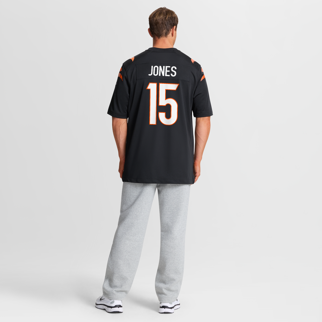 Charlie Jones Cincinnati Bengals Game Jersey - Black
