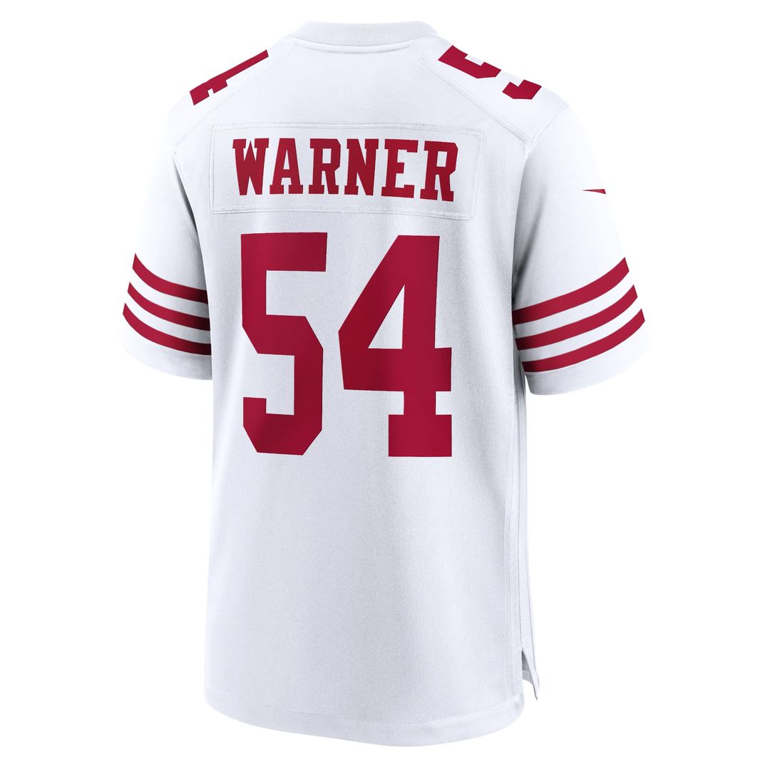 Fred Warner San Francisco 49ers Game Jersey - White