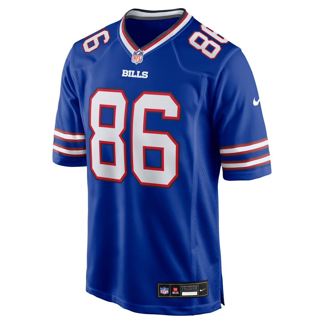 Dalton Kincaid Buffalo Bills Game Jersey - Royal Blue