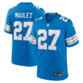 Arthur Maulet Detroit Lions Game Jersey - Blue
