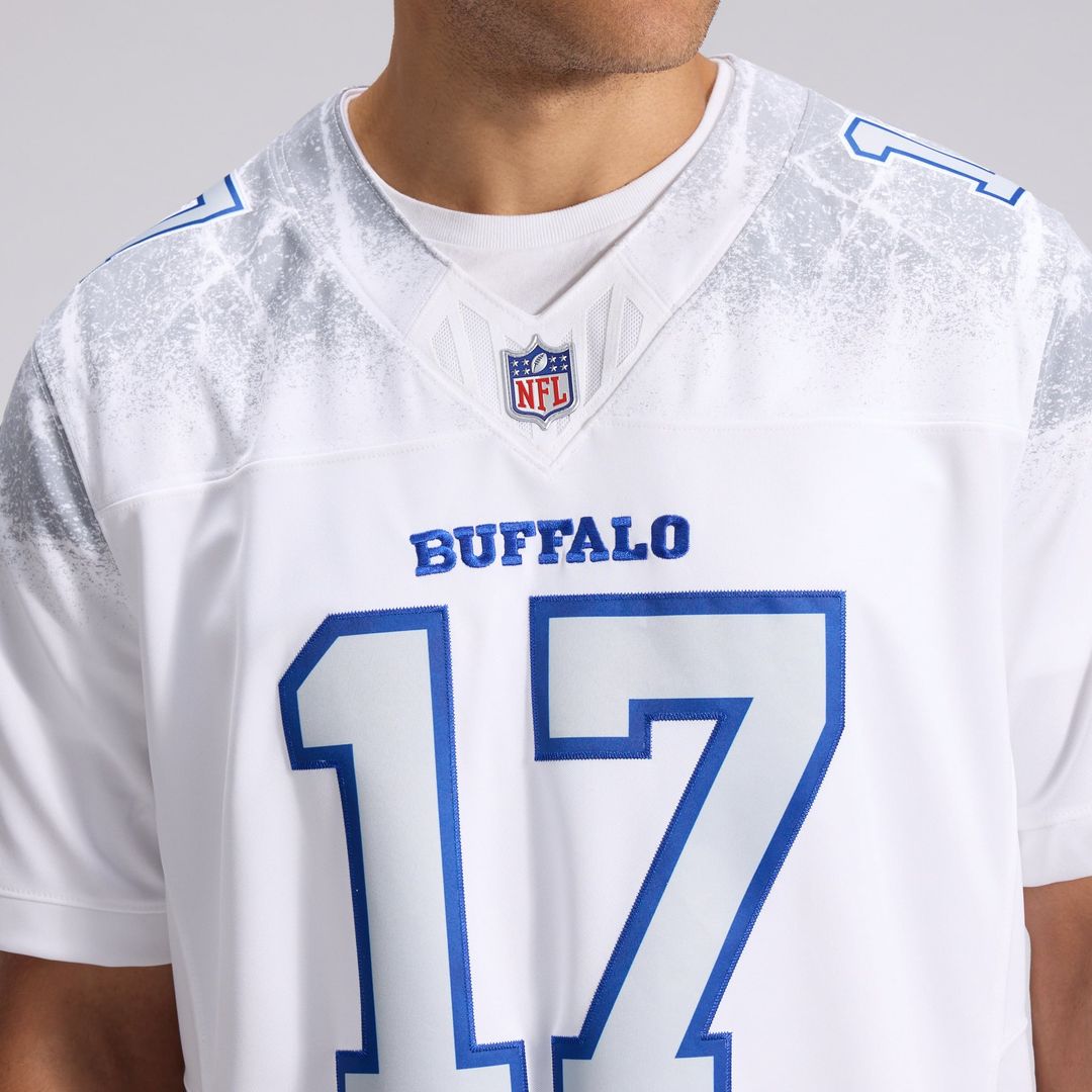 Josh Allen Buffalo Bills Rivalries Collection Stitched Limited Jersey - White