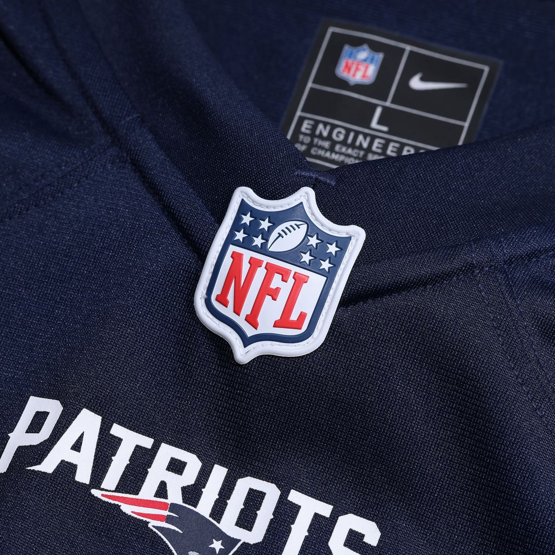 Dell Pettus New England Patriots Game Jersey - Navy