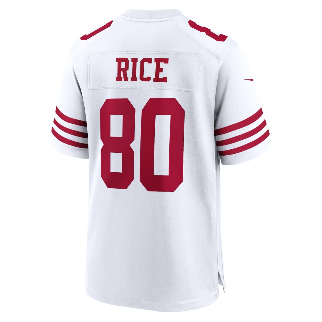 Jerry Rice San Francisco 49ers Game Jersey - White