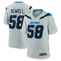 Penei Sewell Detroit Lions 2026 Rivalries Collection Game Jersey - Silver