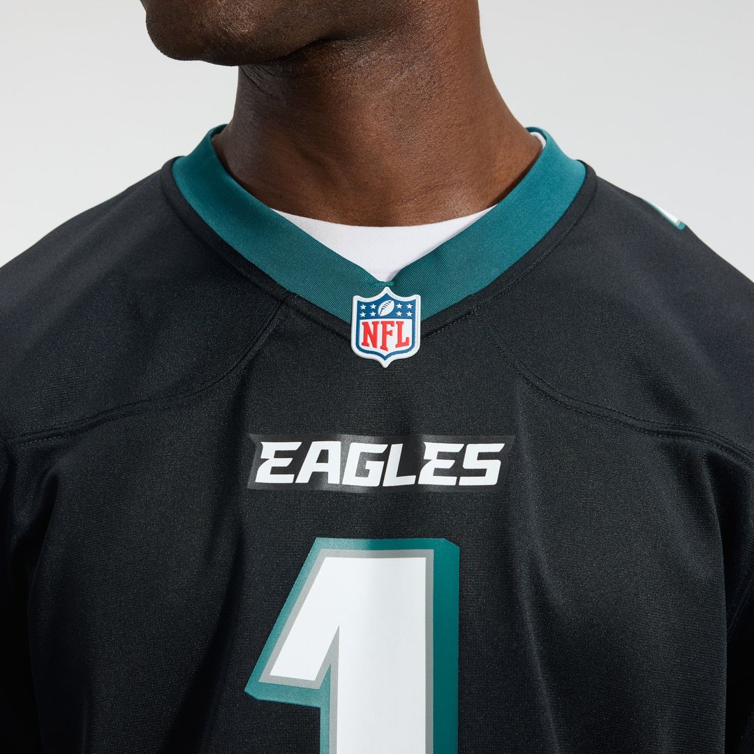 Jalen Hurts Philadelphia Eagles Game Jersey - Midnight Green