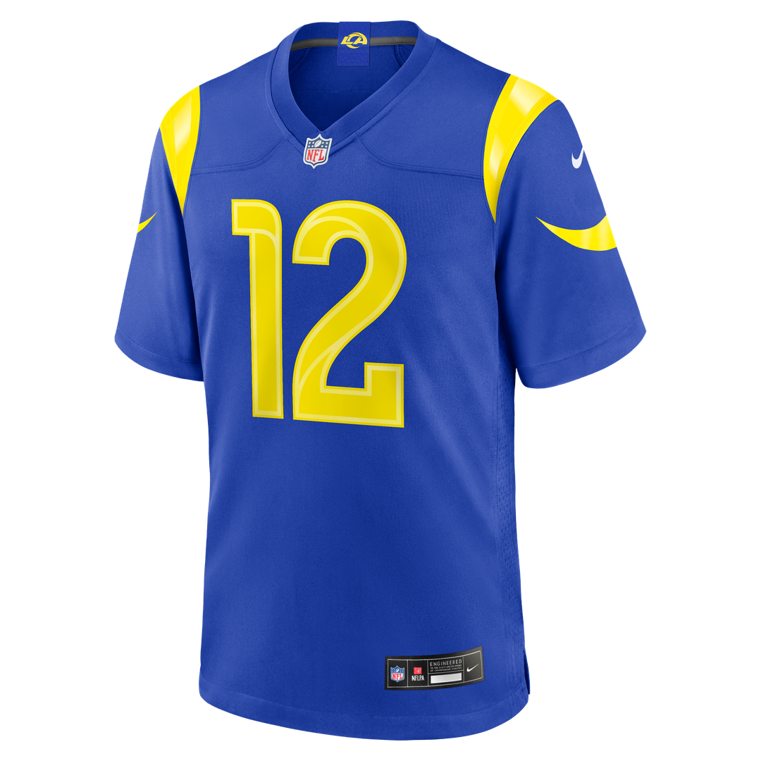 Puka Nacua Los Angeles Rams Game Jersey - Royal Blue
