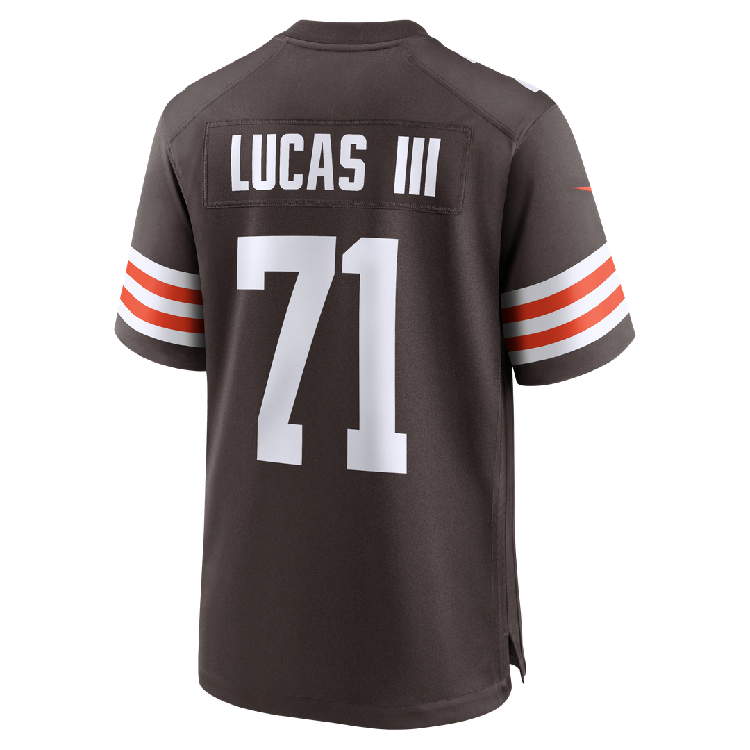 Cornelius Lucas Cleveland Browns Game Jersey - Brown
