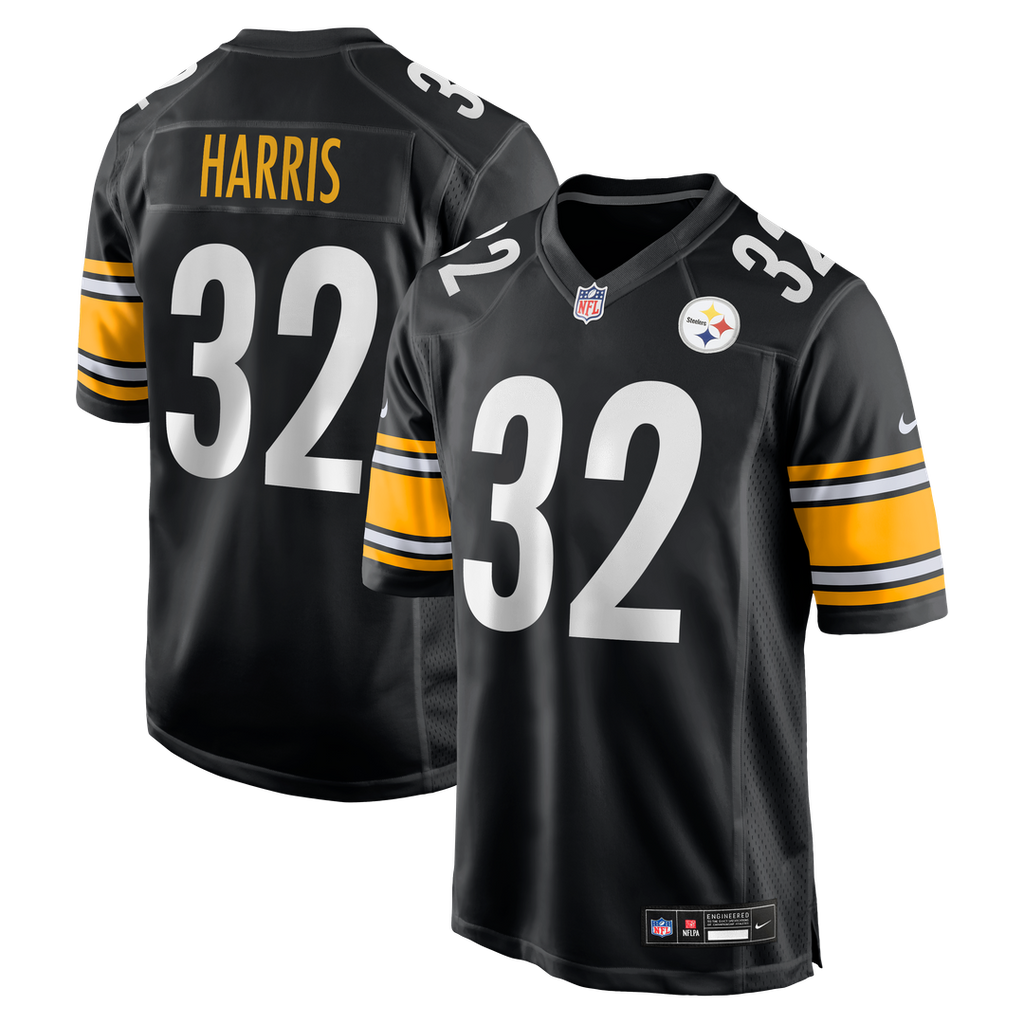 Franco Harris Pittsburgh Steelers Game Jersey - Black