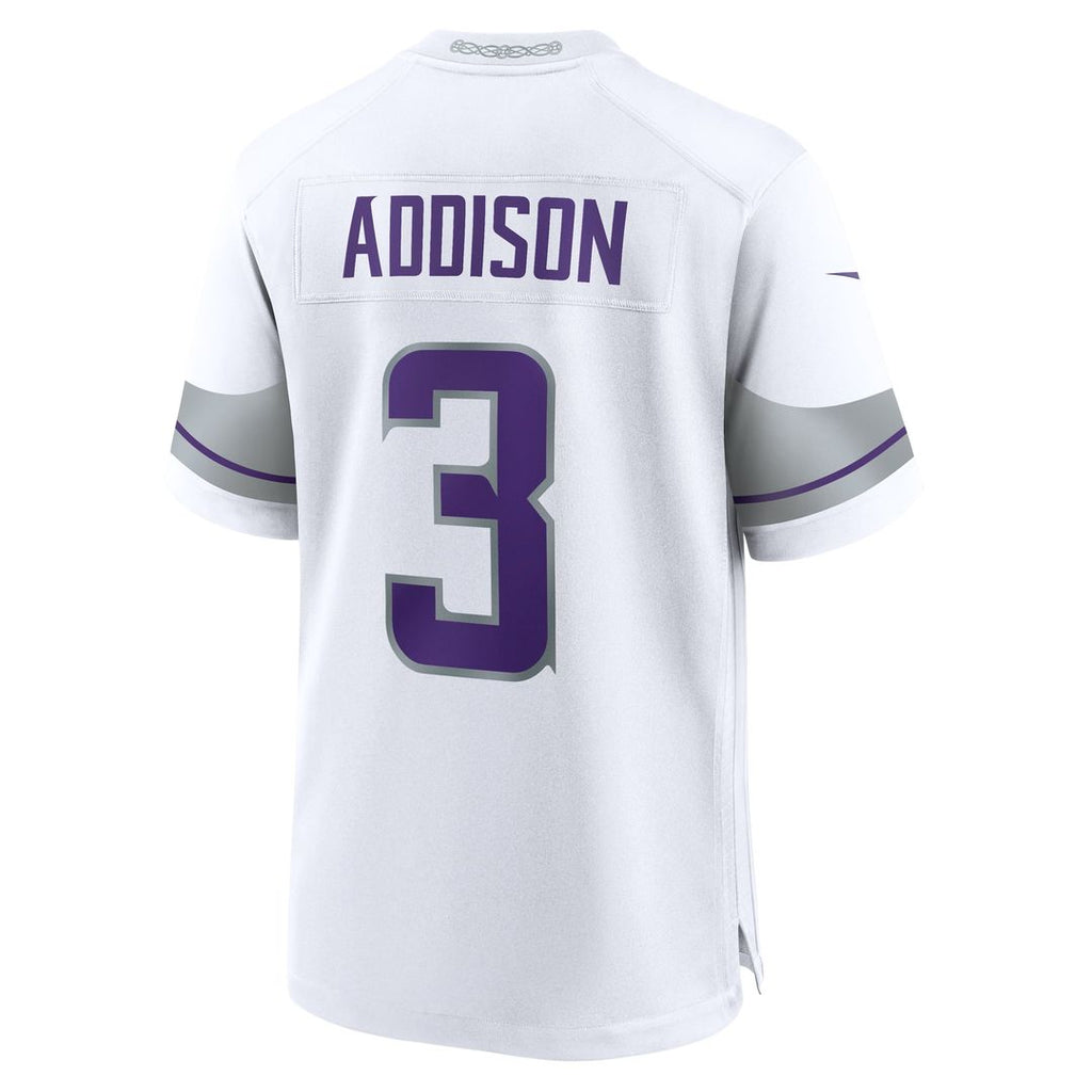 Jordan Addison Minnesota Vikings Alternate Game Jersey - White