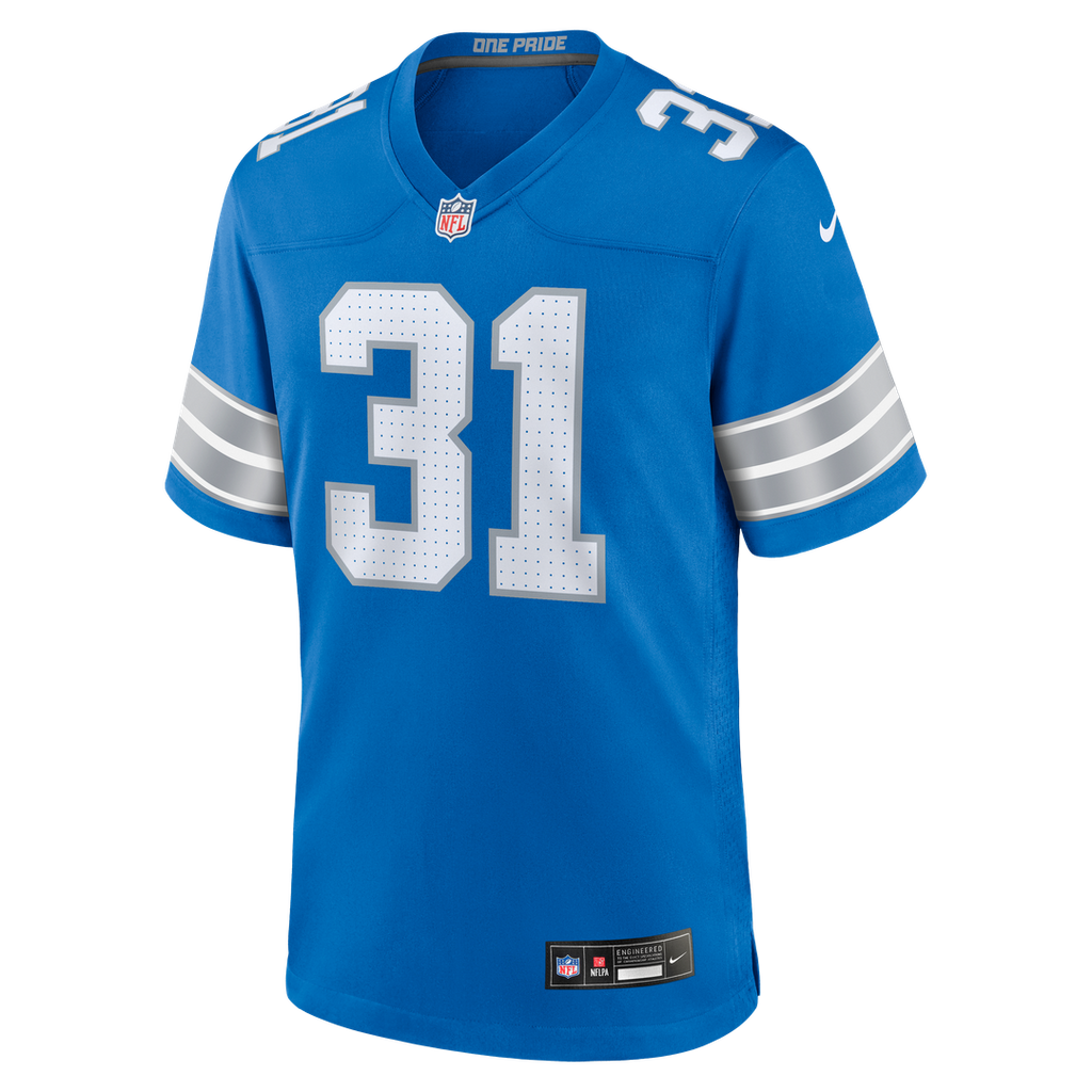 Kerby Joseph Detroit Lions Alternate Game Jersey - Black