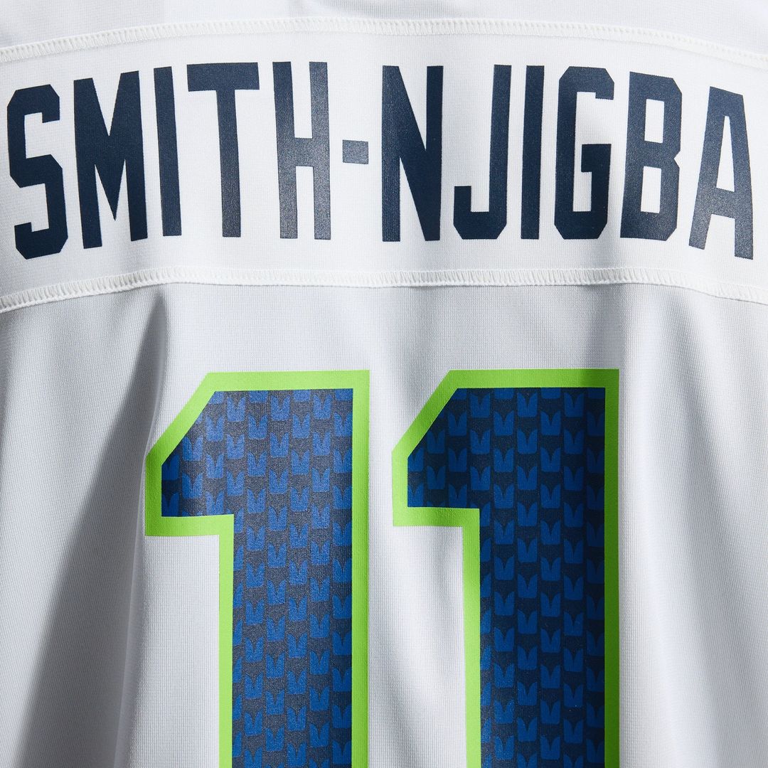 Jaxon Smith-Njigba Seattle Seahawks Game Jersey - White