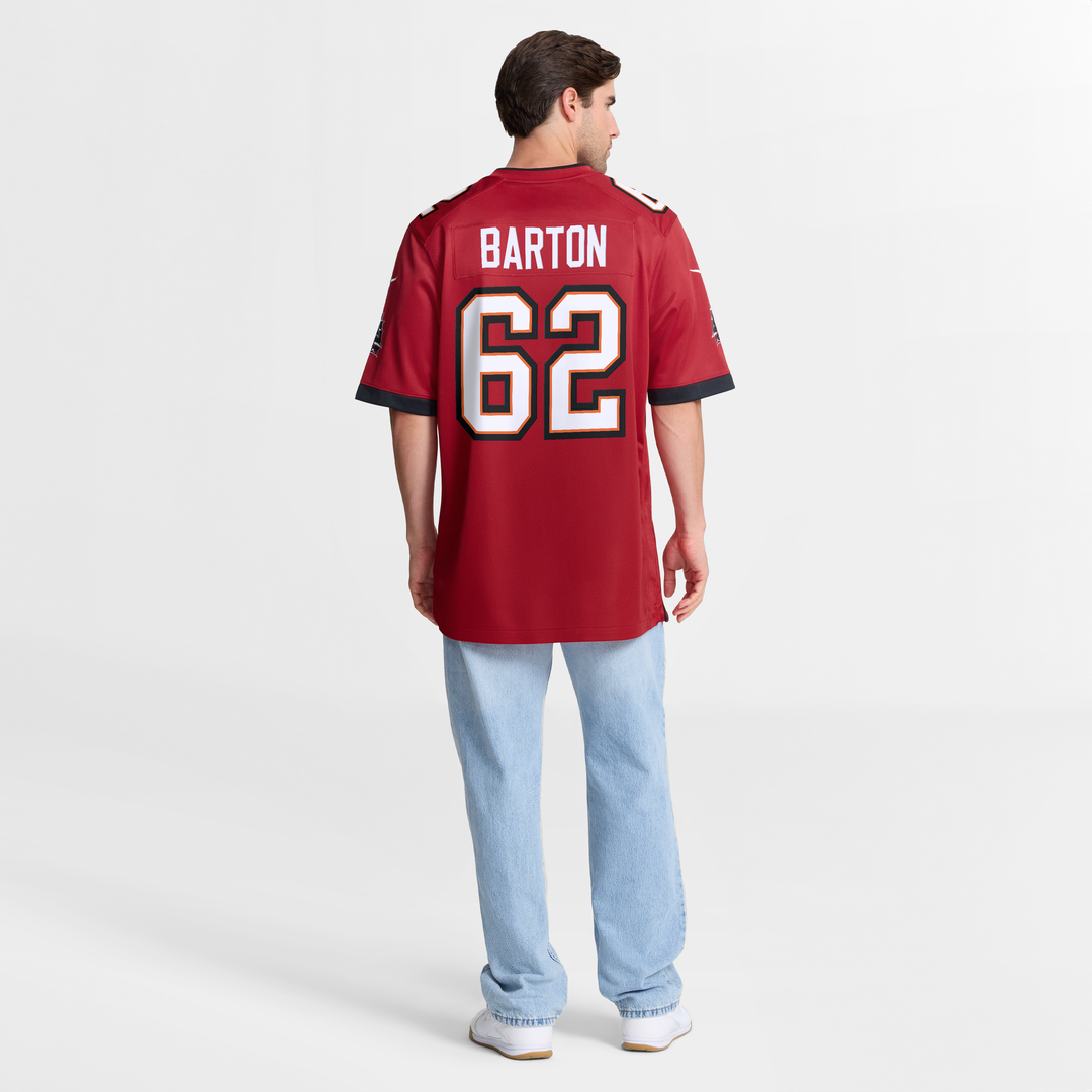 Graham Barton Pick No. 26 Game Jersey - Red