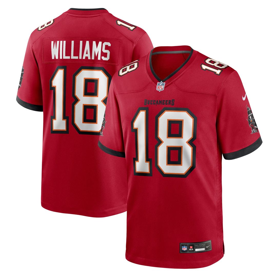 Josh Williams Tampa Bay Buccaneers Game Jersey - Red