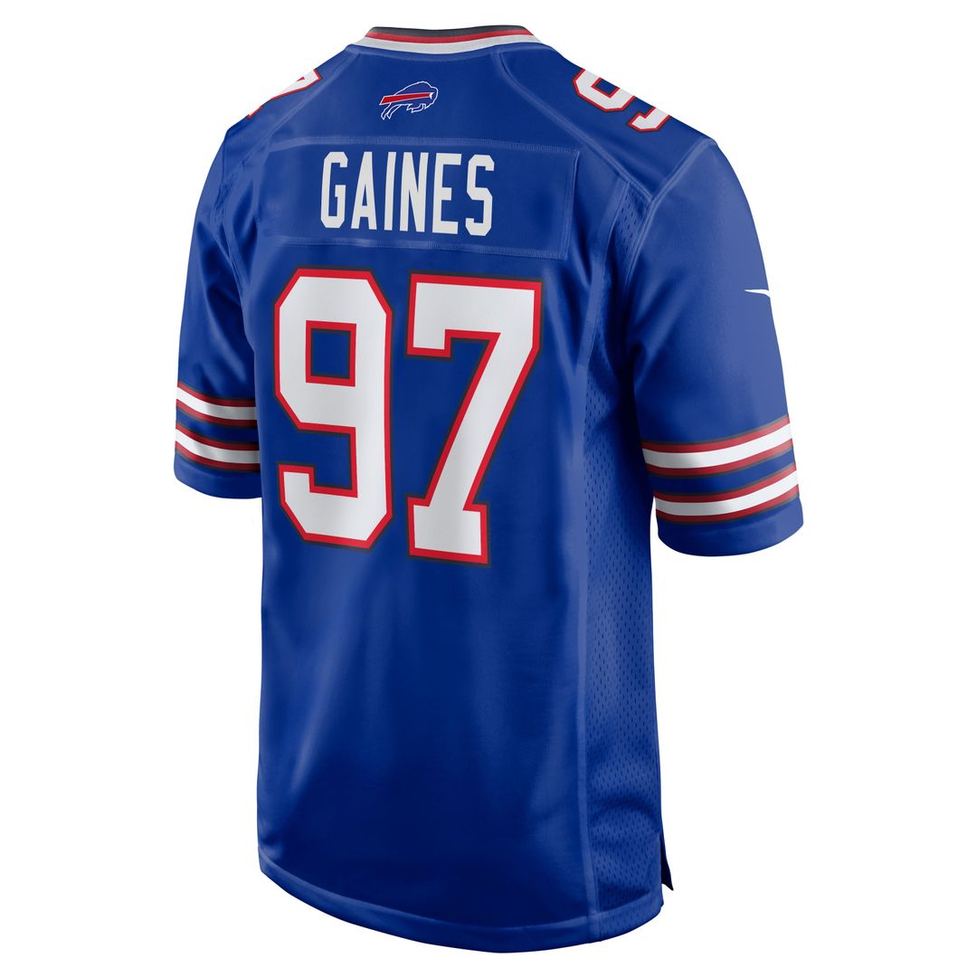 Greg Gaines Buffalo Bills Game Jersey - Royal Blue