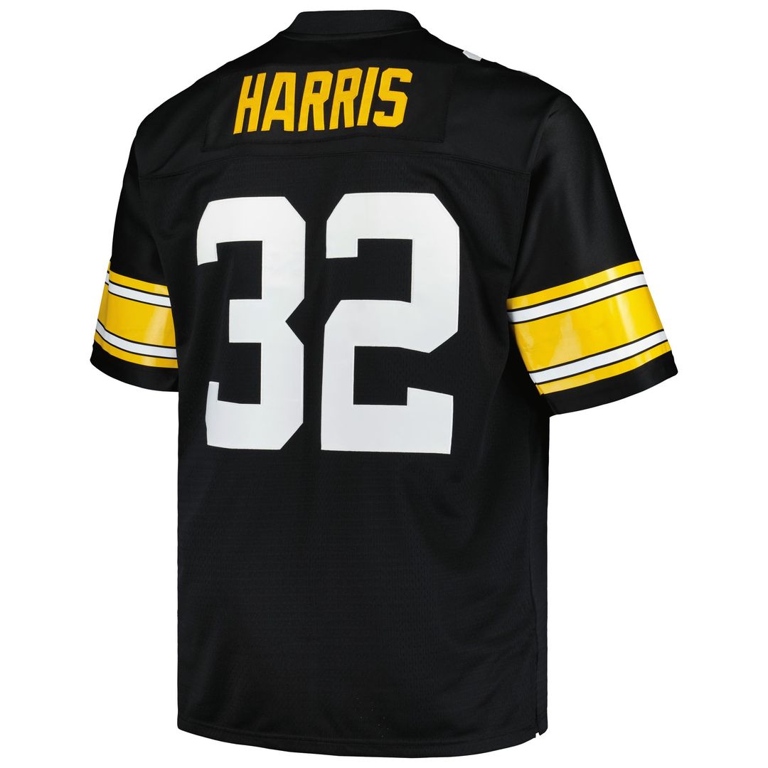 Franco Harris Pittsburgh Steelers Big & Tall 1976 Legacy Jersey - Black