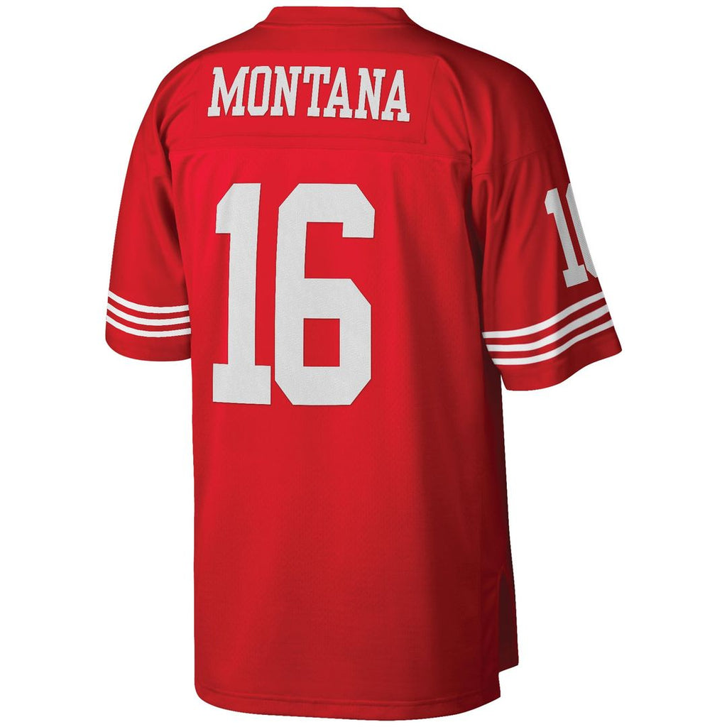 Joe Montana San Francisco 49ers Big & Tall 1990 Replica Jersey - Scarlet