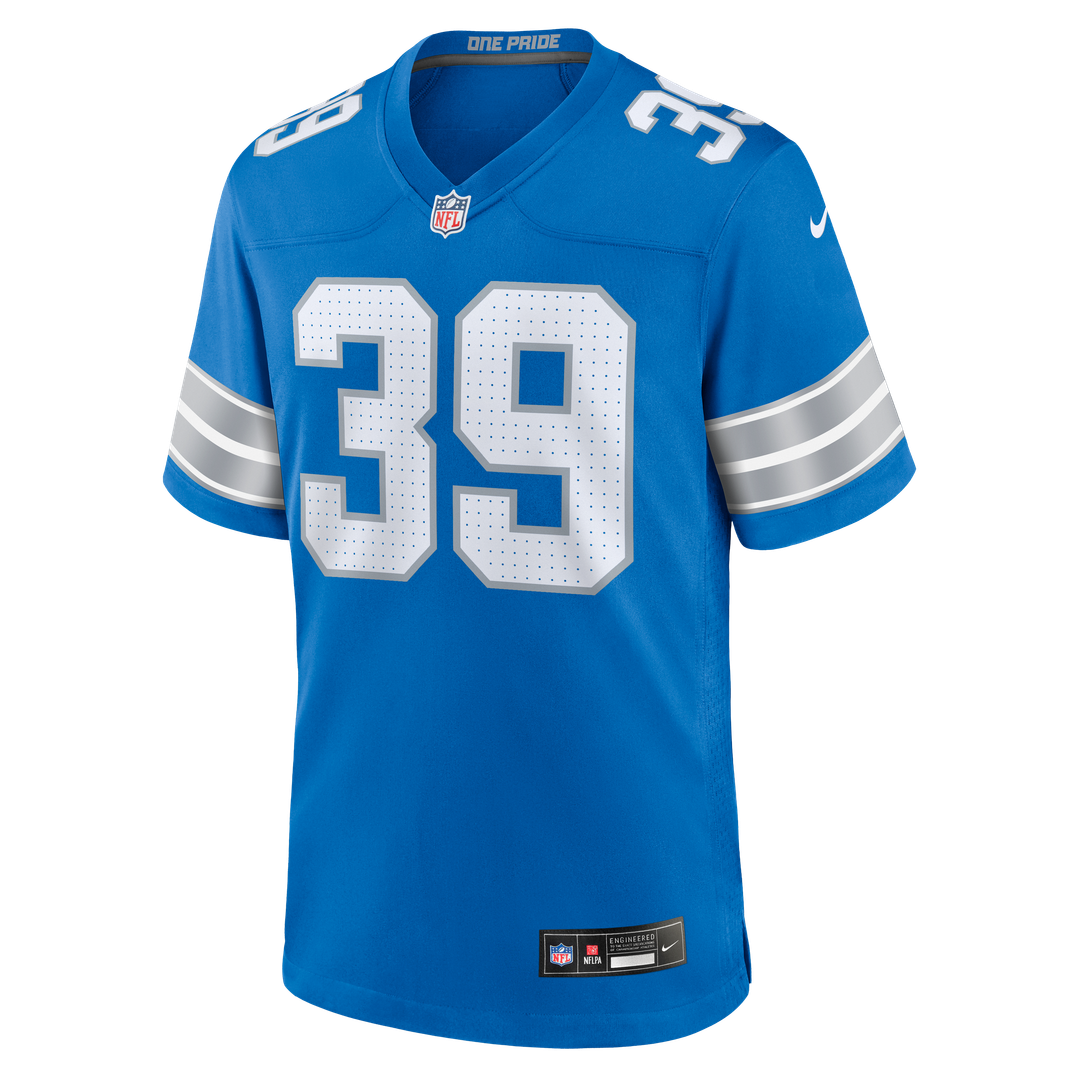 Jake Bates Detroit Lions Game Jersey - Blue