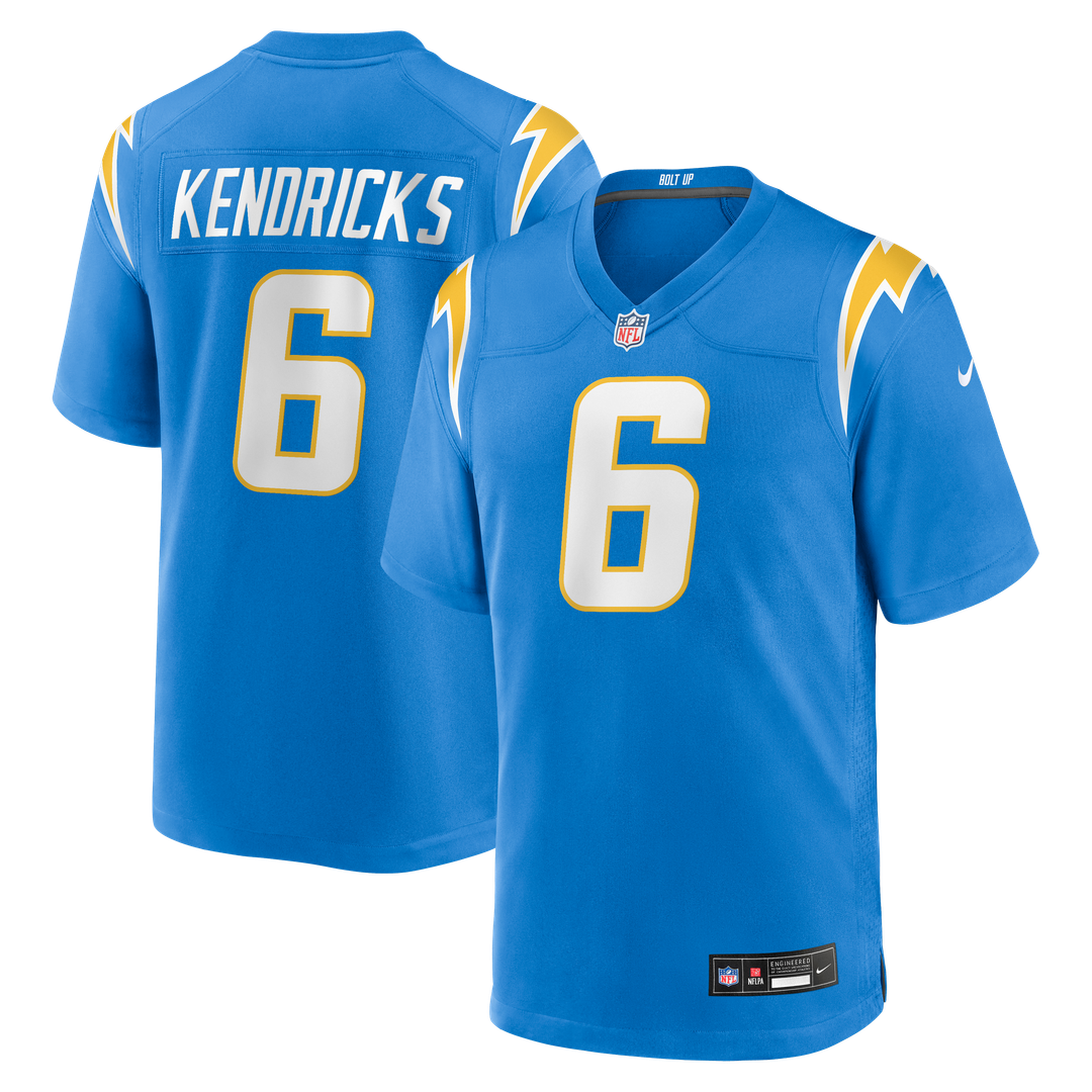 Eric Kendricks Los Angeles Chargers Game Jersey - Powder Blue