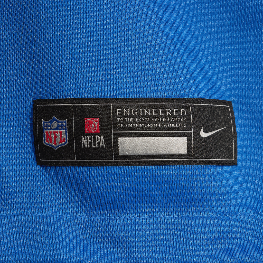 D.J. Reed Detroit Lions Game Jersey - Blue