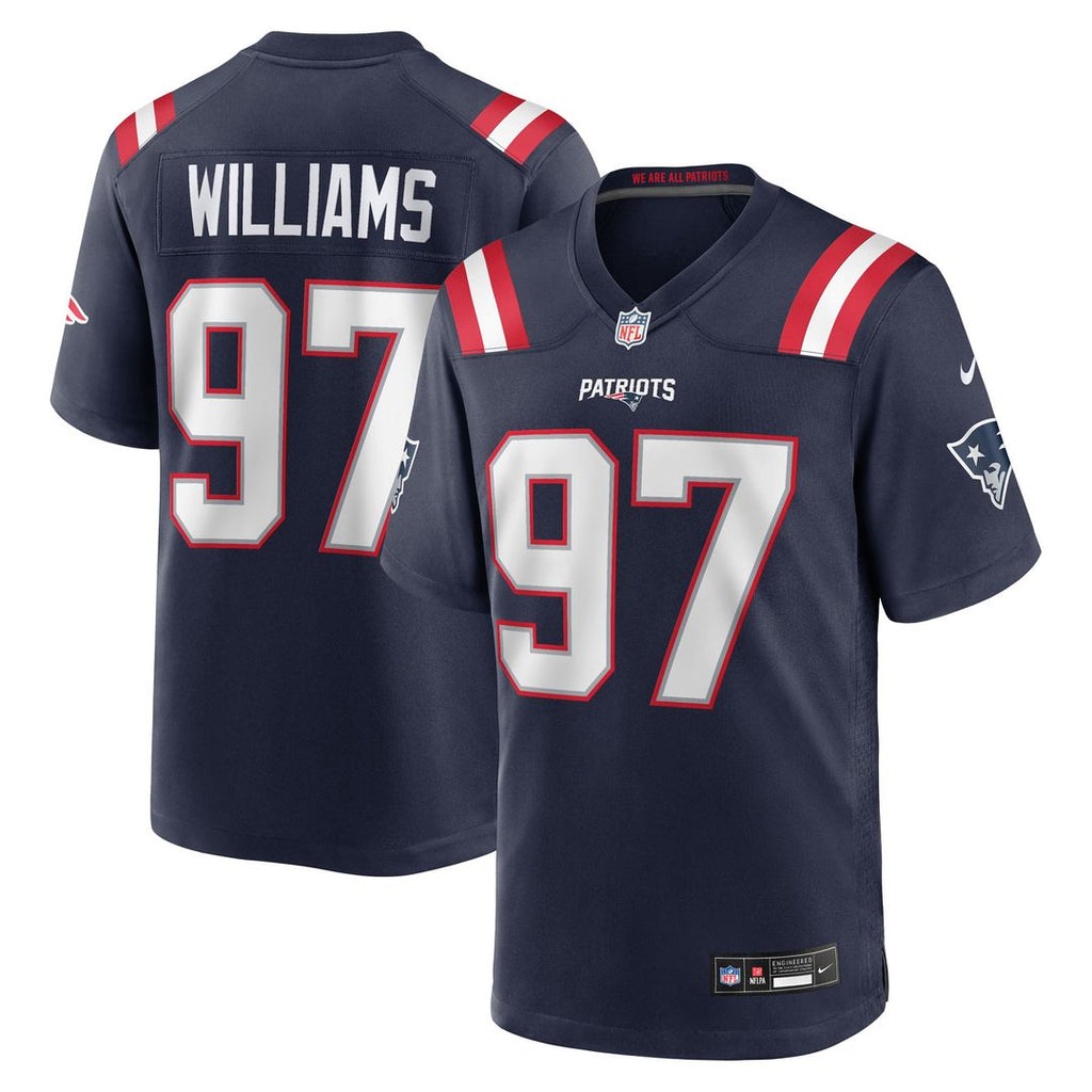 Milton Williams New England Patriots Game Jersey - Navy