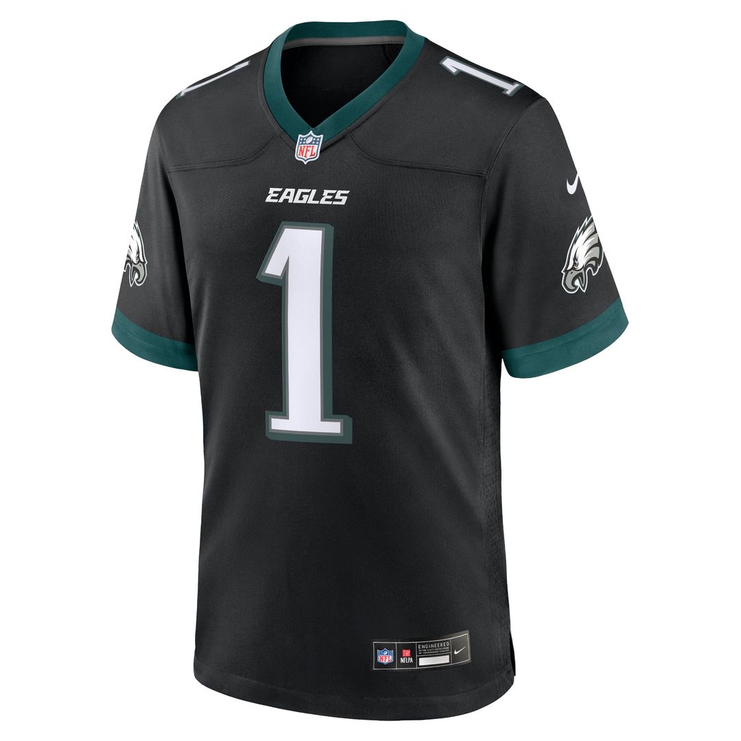 Jalen Hurts Philadelphia Eagles Alternate Game Jersey - Black