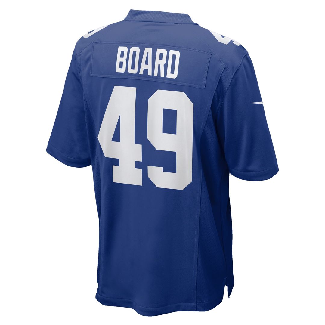 Chris Board New York Giants Game Jersey - Royal Blue