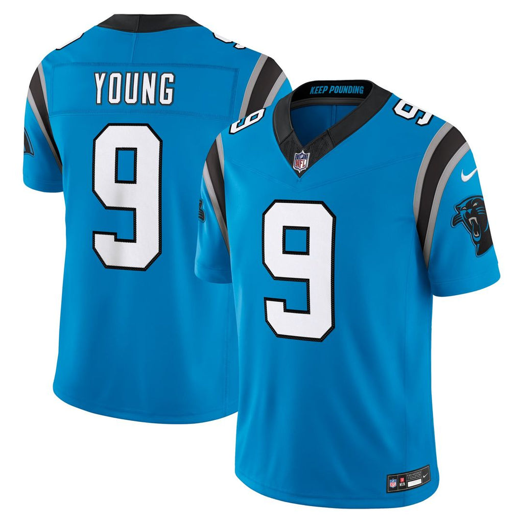 Bryce Young Carolina Panthers Alternate Vapor F.U.S.E. Stitched Limited Jersey - Blue