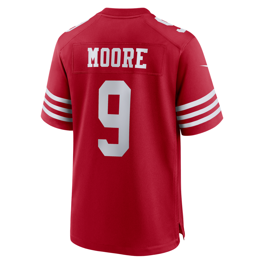 Skyy Moore San Francisco 49ers Game Jersey - Scarlet
