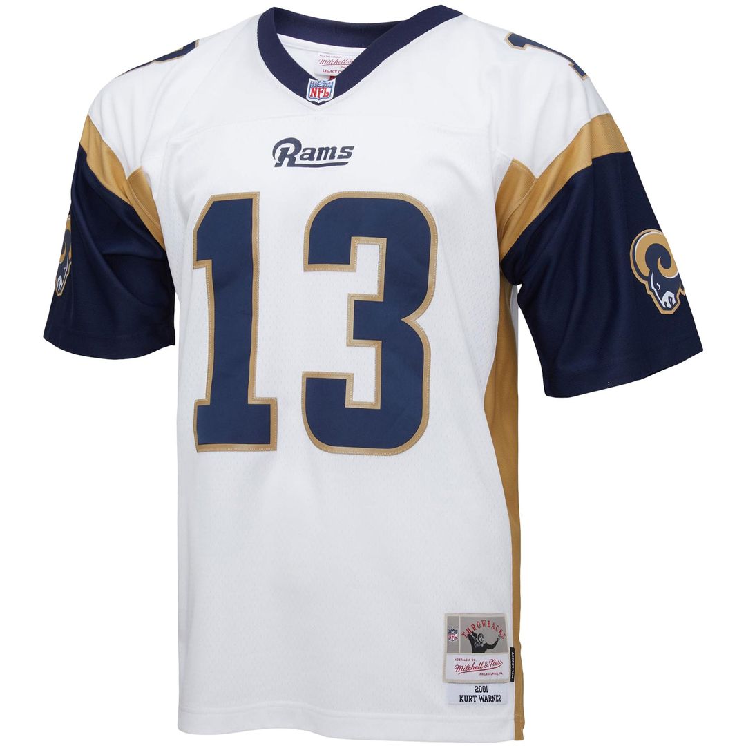 Kurt Warner Los Angeles Rams Big & Tall 2001 Replica Jersey - White