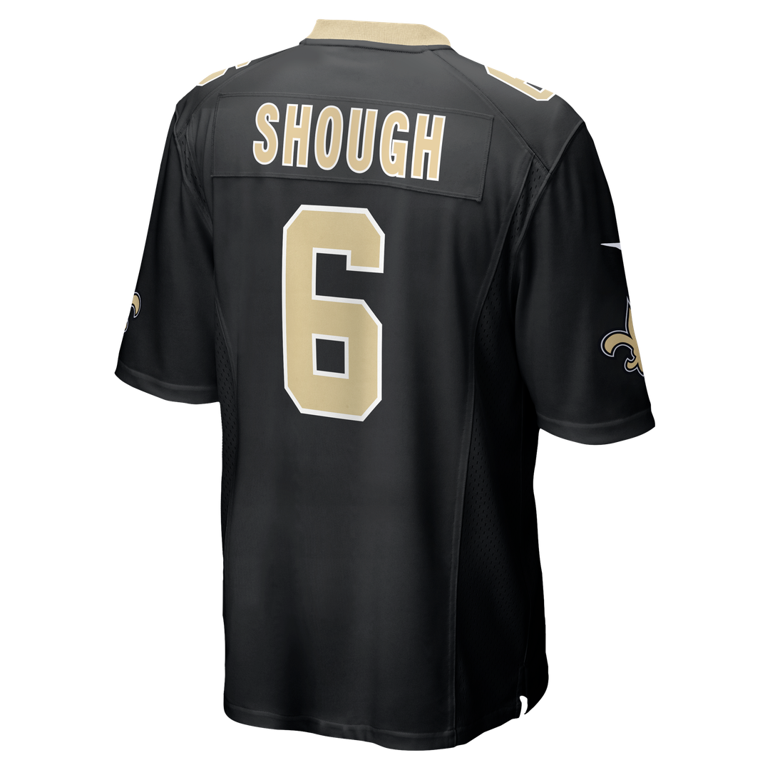 Tyler Shough New Orleans Saints Game Jersey - Black