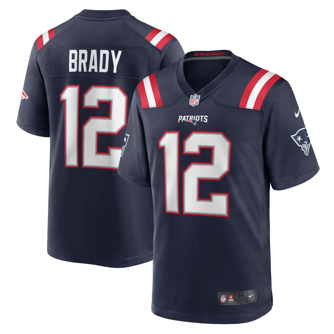 Tom Brady New England Patriots Game Jersey - White
