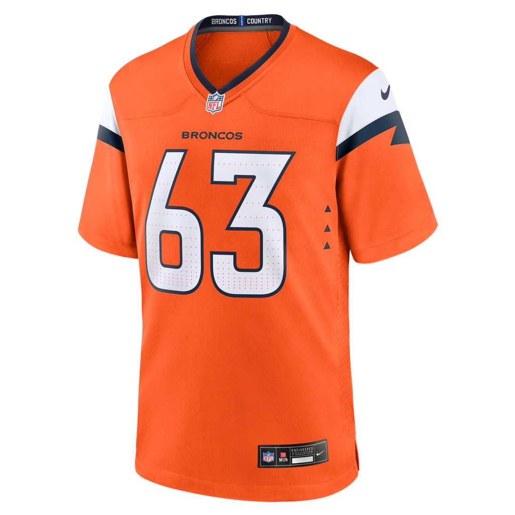 Alex Palczewski Denver Broncos Game Jersey - Orange