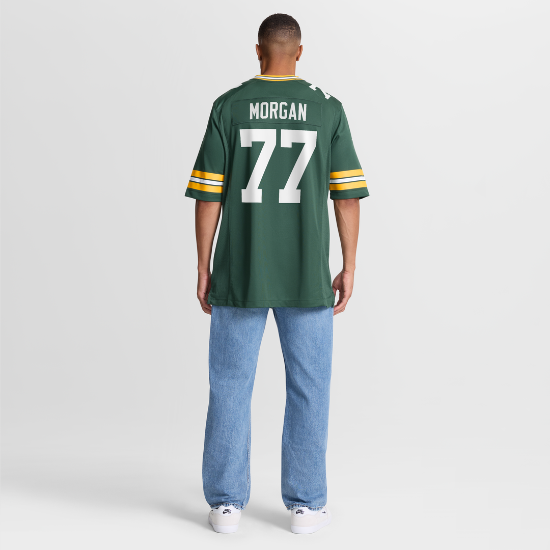 Jordan Morgan Green Bay Packers Game Jersey - Green