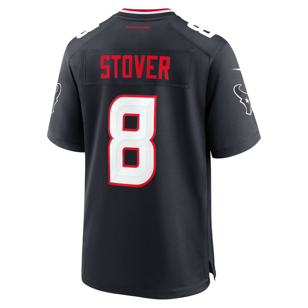 Cade Stover Houston Texans Game Jersey - Navy